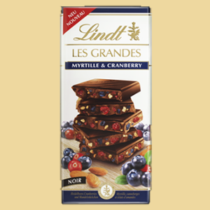 Lindt Les Grandes Myrtille & Cranberry