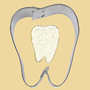 Zahn Keksausstecher 6cm
