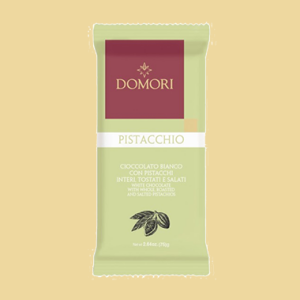 Domori Pistazienschokolade Cioccolato Bianco con Pistacchio