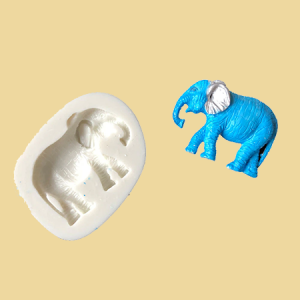 Elefant Silikonmodel klassisch 4,5cm