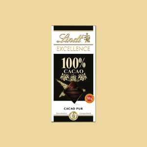 Lindt Excellence 100% Kakao 50g Tafel