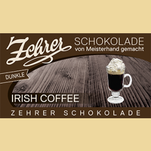 Zehrer Irish Coffee Schokolade Zartbitter Schokolade