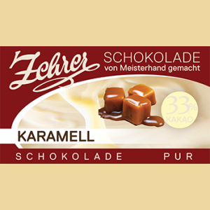 Zehrer Weiße Karamellschokolade "Schokolade Pur"