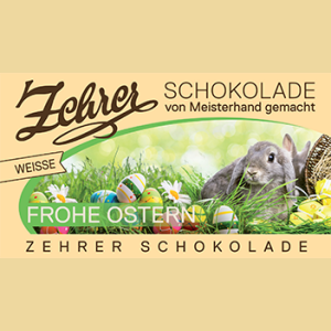 Zehrer Weisse Oster Schokolade Haselnussnougat 