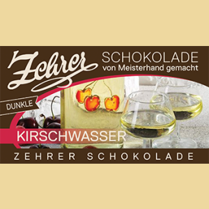 Zehrer Kirschwasser Schokolade Zartbitter