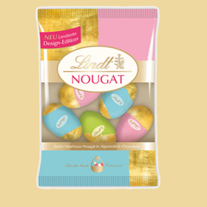 Lindt Deko Edition Gold Nougat Eier