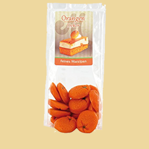 Marzipan Orangenscheiben