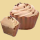 Cappuccino Cupcake Praline per 100g