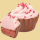 Erdbeer  Cupcake Praline per 100g