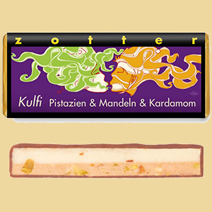 Zotter Kulfi Pistazien & Mandeln & Kardamon