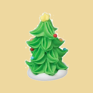 Christbaum/Tannenbaum Zuckerfigur 4cm