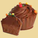 Chocolate Crisp Cupcake Praline per 100g