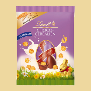 Lindt Mini Eier Cerealien Milch