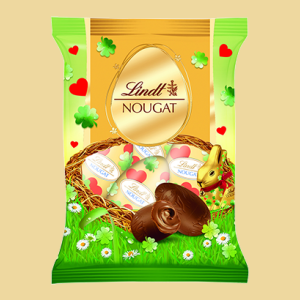 Lindt Nougat Eier Glücksbringer