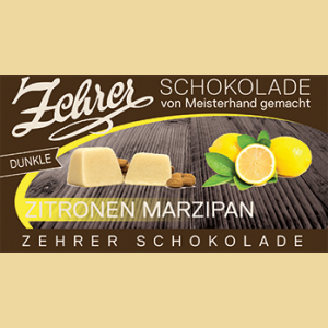 Zehrer Zitronen Marzipan Zartbitter Schokolade