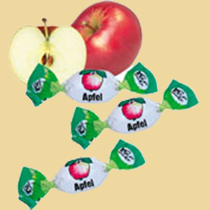 Apfel Bonbons per 100g