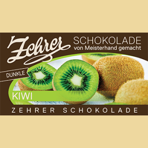 Zehrer Kiwi Schokolade Zartbitter