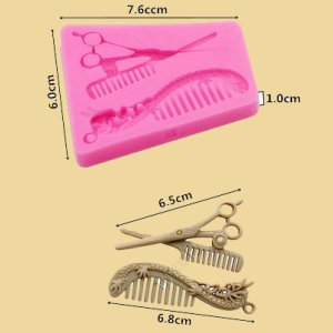 Schere & Kamm Silikonmodel