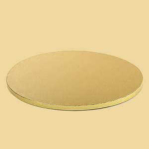 Tortenplatte Cake Board 36cm gold 12mm extra