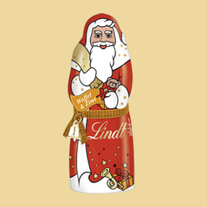 Lindt Weihnachtsmann Waffel Zimt