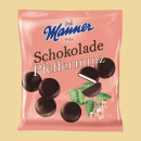 Pfefferminz schokoladegetunkt