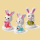 Zucker/Gelee Hase 5,5cm 3 versch. Motive